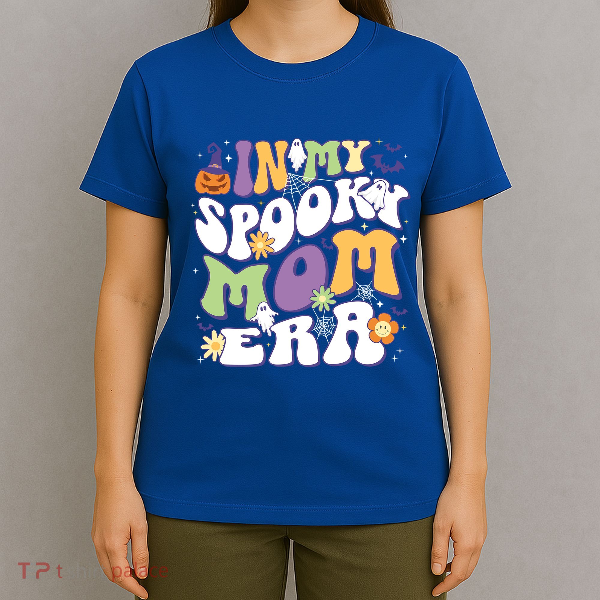 In My Spooky Mom Era Halloween Groovy Mama Retro Cute Gift T-Shirt