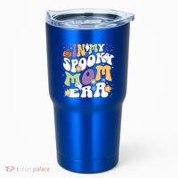 In My Spooky Mom Era Halloween Groovy Mama Retro Cute Gift Tumbler thumb 0