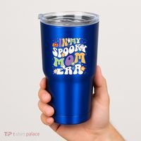 In My Spooky Mom Era Halloween Groovy Mama Retro Cute Gift Tumbler thumb 2
