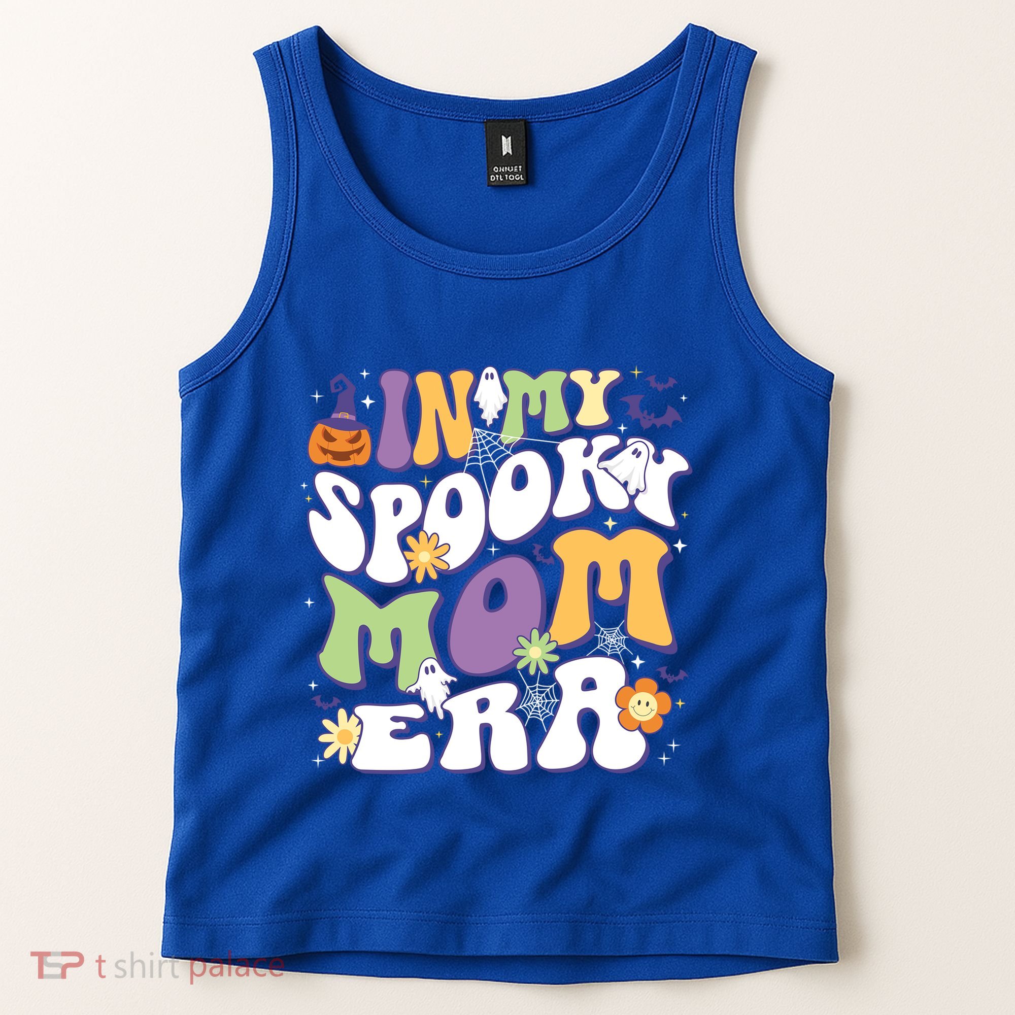 In My Spooky Mom Era Halloween Groovy Mama Retro Cute Gift Tank Top