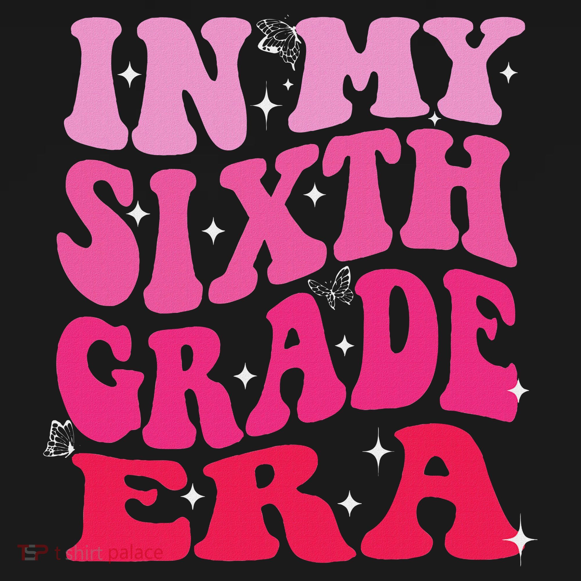In My Sixth Grade Era Girl Back To School 6th Grade Era T-Shirt