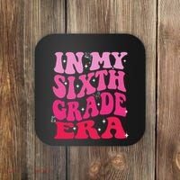 In My Sixth Grade Era Girl Back To School 6th Grade Era Coaster thumb 0