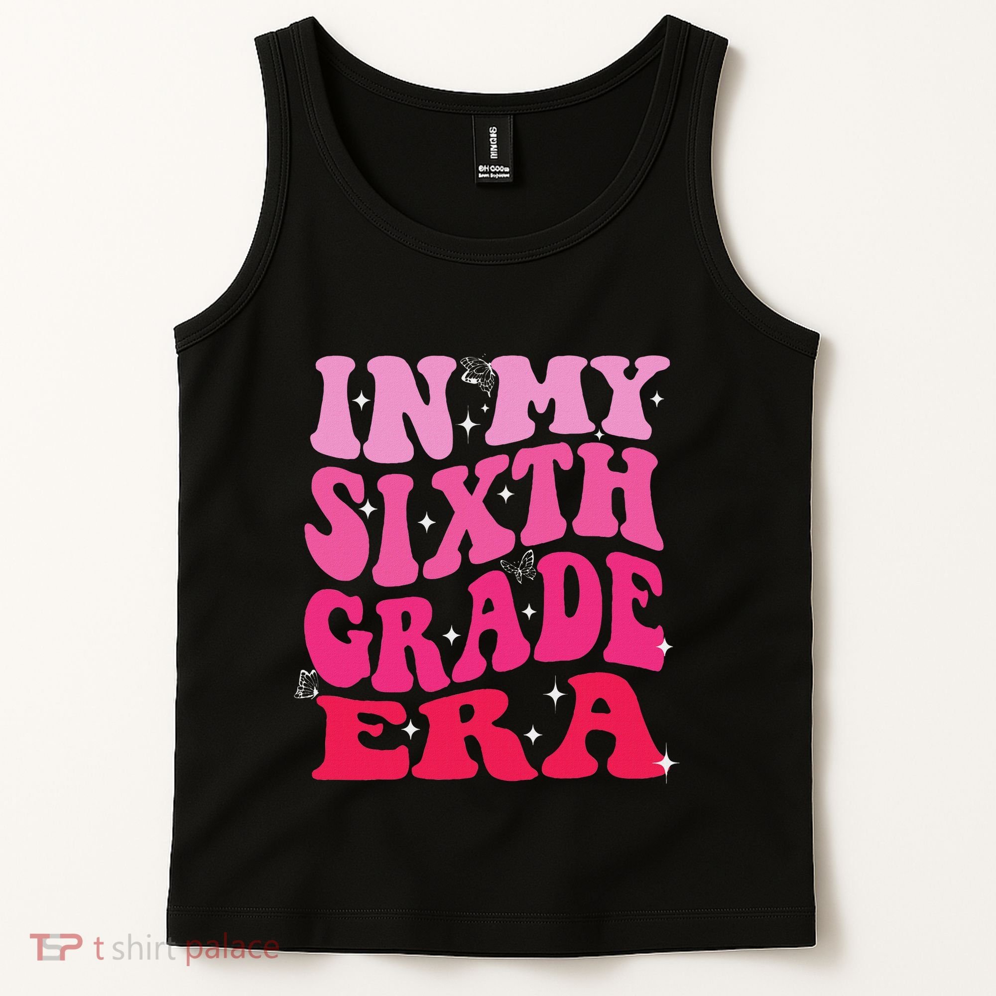 In My Sixth Grade Era Girl Back To School 6th Grade Era Tank Top