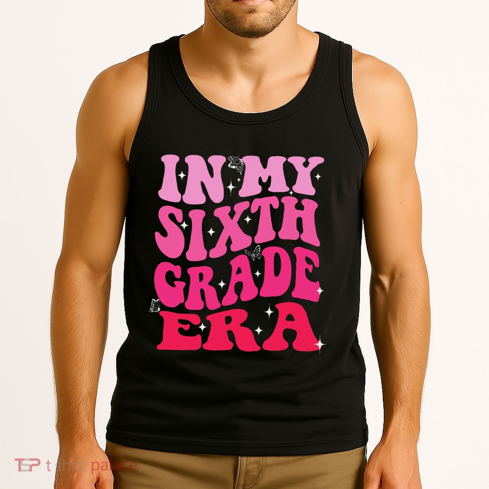In My Sixth Grade Era Girl Back To School 6th Grade Era Tank Top