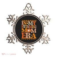 In My Swimming Mom Era Retro Groovy Hippie Swimming Cool Gift Ornament thumb 0