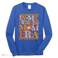 In My Swimming Mom Era Retro Groovy Hippie Swimming Cool Gift Long Sleeve Shirt thumb 0