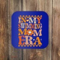 In My Swimming Mom Era Retro Groovy Hippie Swimming Cool Gift Coaster thumb 0