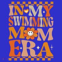 In My Swimming Mom Era Retro Groovy Hippie Swimming Cool Gift Mousepad thumb 1
