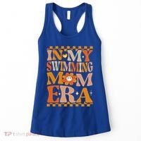 In My Swimming Mom Era Retro Groovy Hippie Swimming Cool Gift Women's Tank Top thumb 0