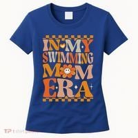 In My Swimming Mom Era Retro Groovy Hippie Swimming Cool Gift Women's T-Shirt thumb 0