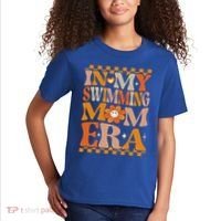 In My Swimming Mom Era Retro Groovy Hippie Swimming Cool Gift Kids T-Shirt thumb 2