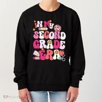 In My Second Grade Era Girl Back To School 2nd Grade Teacher Women's Sweatshirt thumb 0