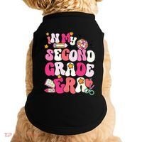 In My Second Grade Era Girl Back To School 2nd Grade Teacher Doggie Tank thumb 0