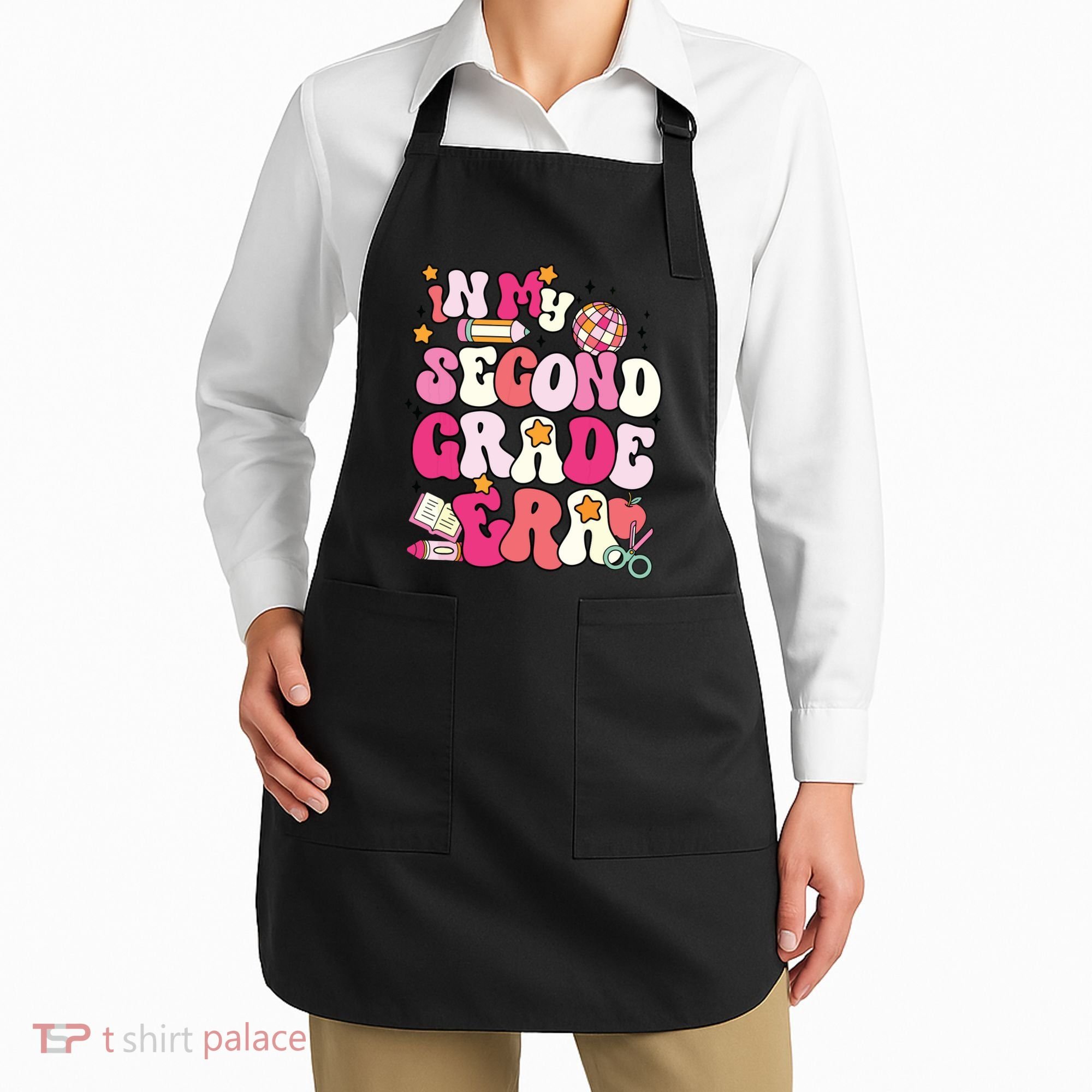 In My Second Grade Era Girl Back To School 2nd Grade Teacher Apron