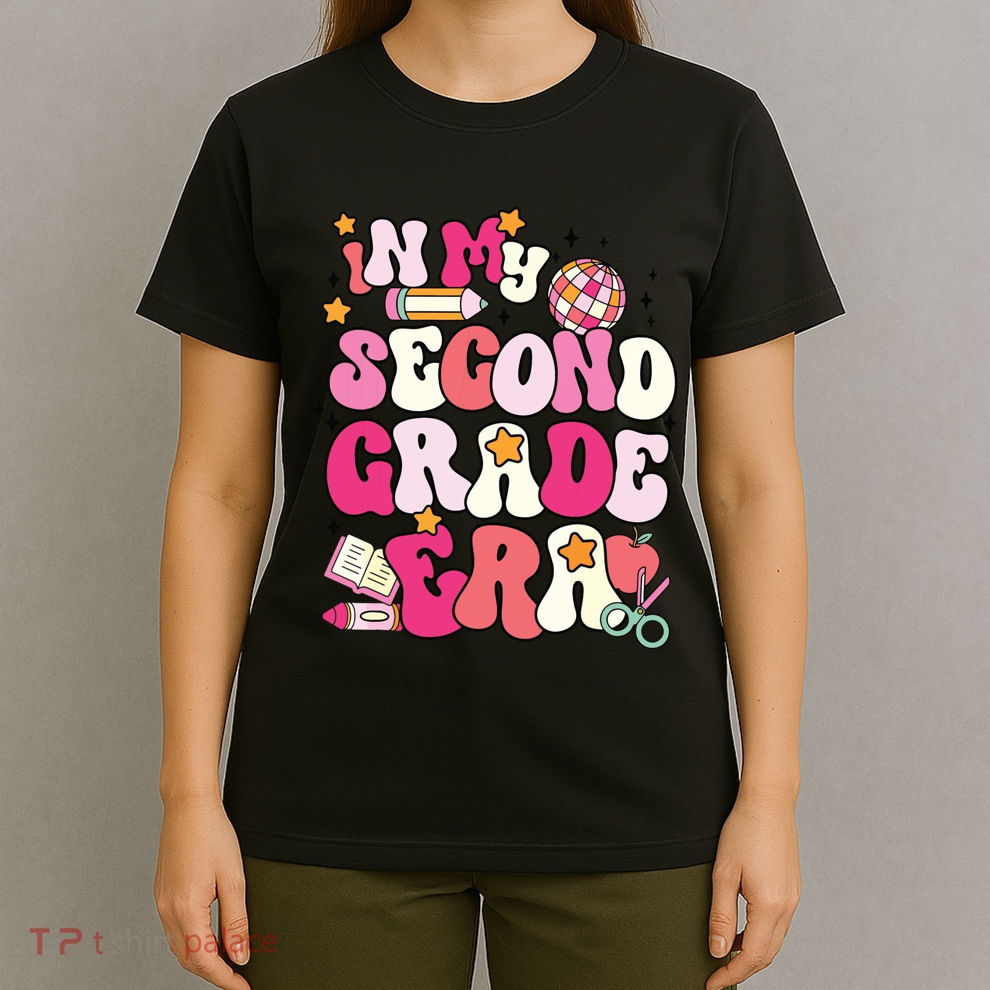 In My Second Grade Era Girl Back To School 2nd Grade Teacher T-Shirt