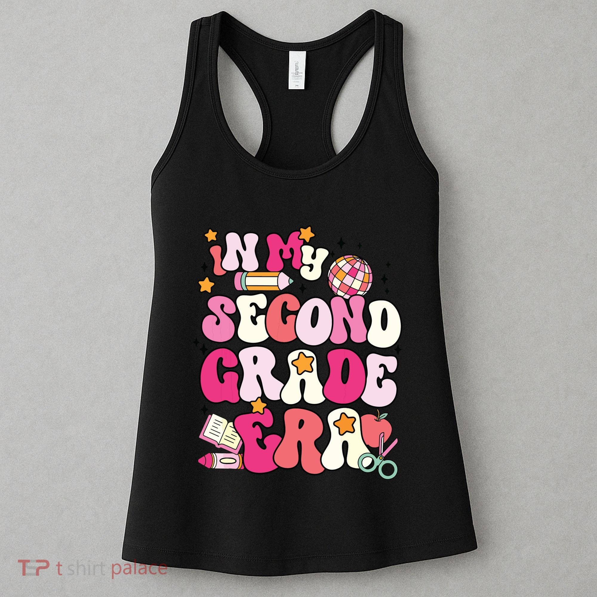 In My Second Grade Era Girl Back To School 2nd Grade Teacher Women's Tank Top