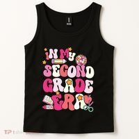 In My Second Grade Era Girl Back To School 2nd Grade Teacher Tank Top thumb 2