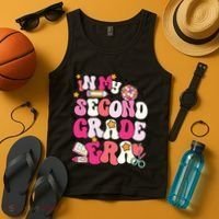 In My Second Grade Era Girl Back To School 2nd Grade Teacher Tank Top thumb 4