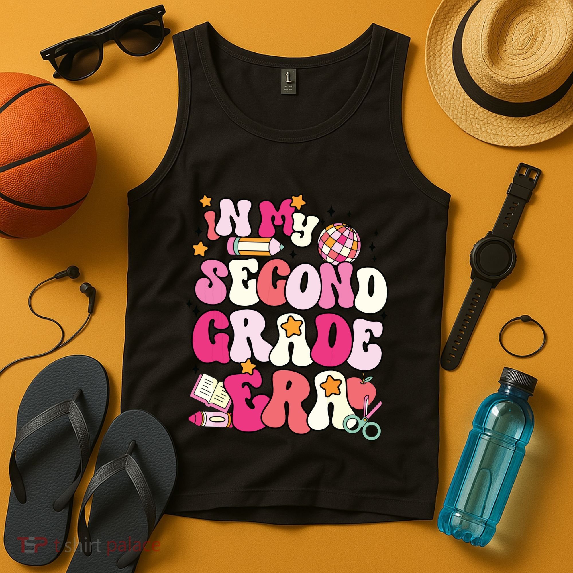 In My Second Grade Era Girl Back To School 2nd Grade Teacher Tank Top