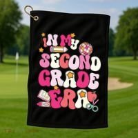 In My Second Grade Era Girl Back To School 2nd Grade Teacher Golf Towel thumb 1