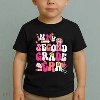 In My Second Grade Era Girl Back To School 2nd Grade Teacher Toddler T-Shirt thumb 2