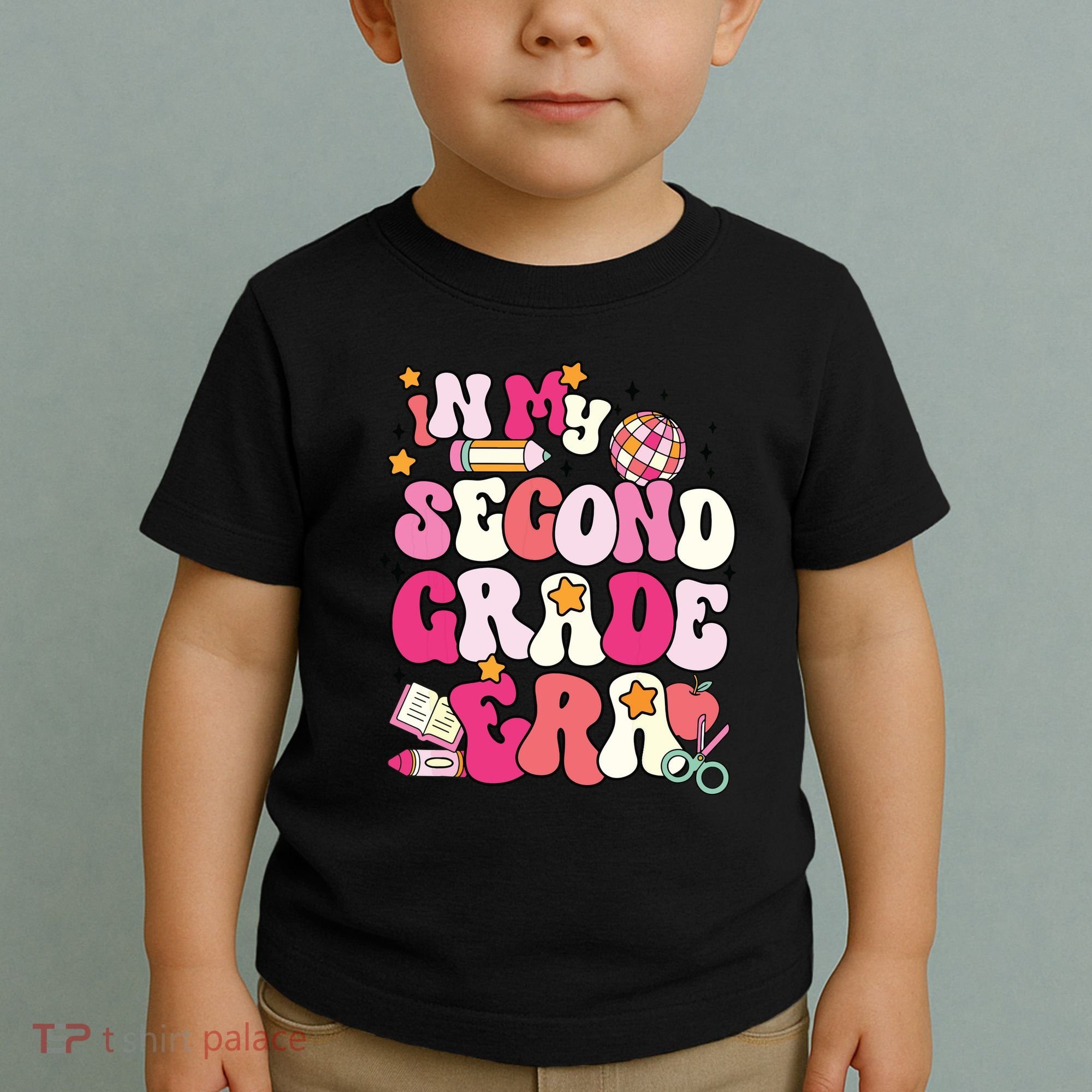 In My Second Grade Era Girl Back To School 2nd Grade Teacher Toddler T-Shirt