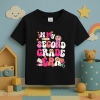 In My Second Grade Era Girl Back To School 2nd Grade Teacher Toddler T-Shirt thumb 3