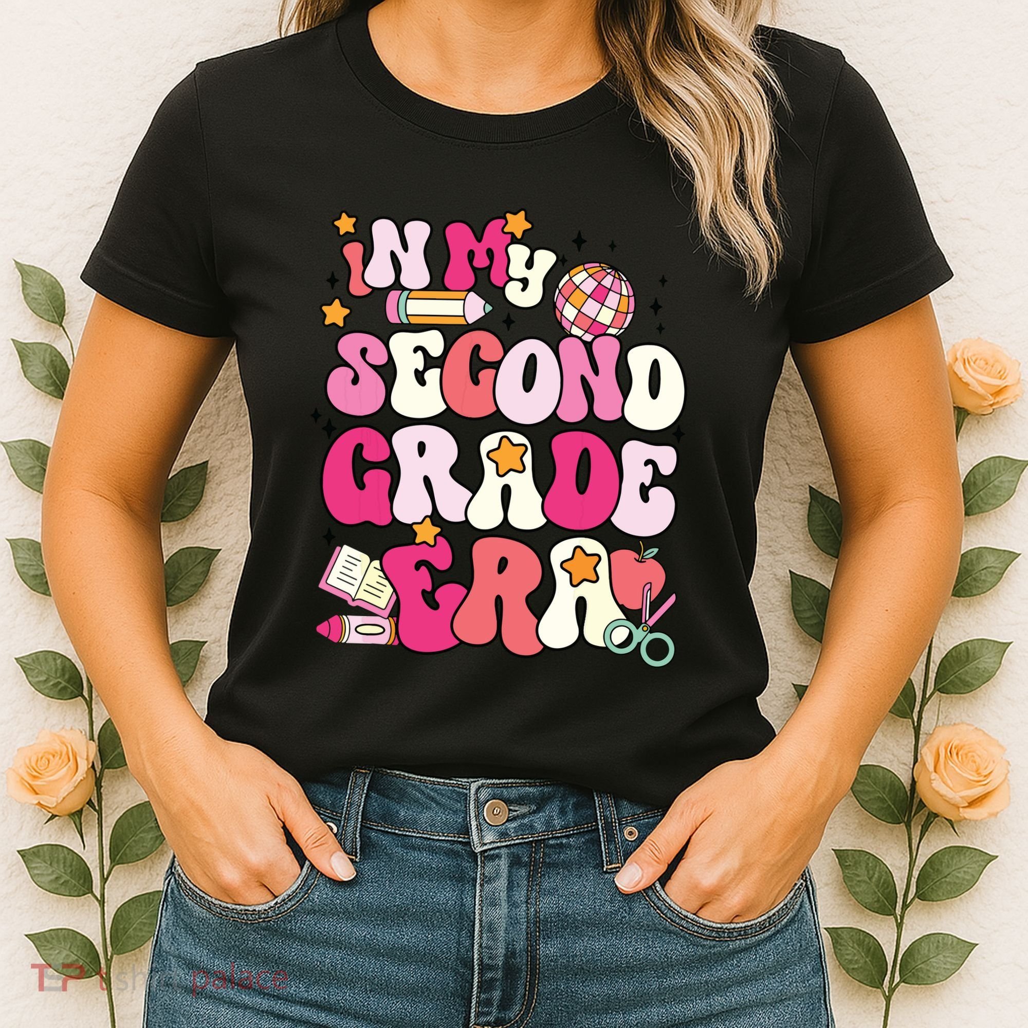 In My Second Grade Era Girl Back To School 2nd Grade Teacher Women's T-Shirt