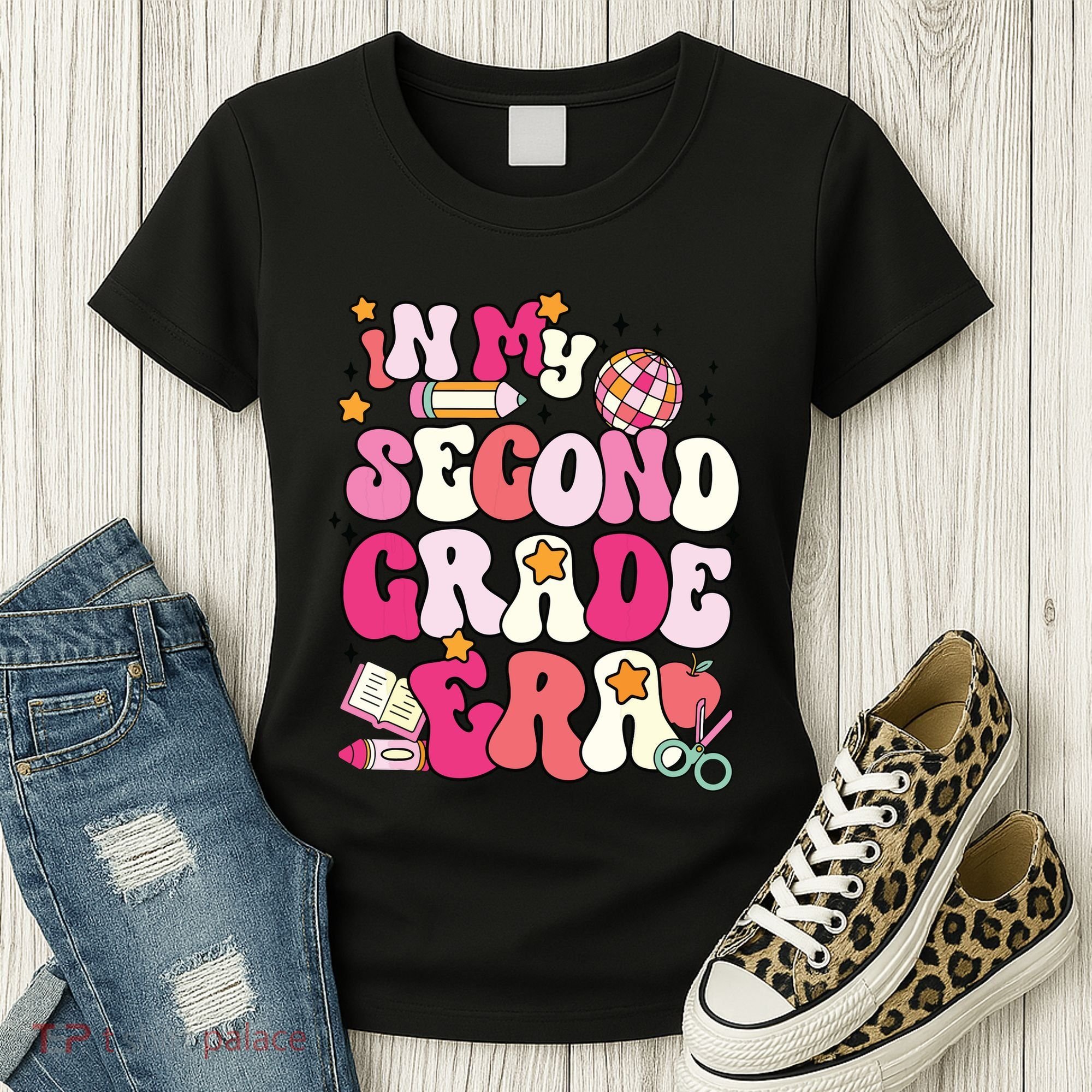 In My Second Grade Era Girl Back To School 2nd Grade Teacher Women's T-Shirt