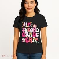 In My Second Grade Era Girl Back To School 2nd Grade Teacher Women's T-Shirt thumb 4