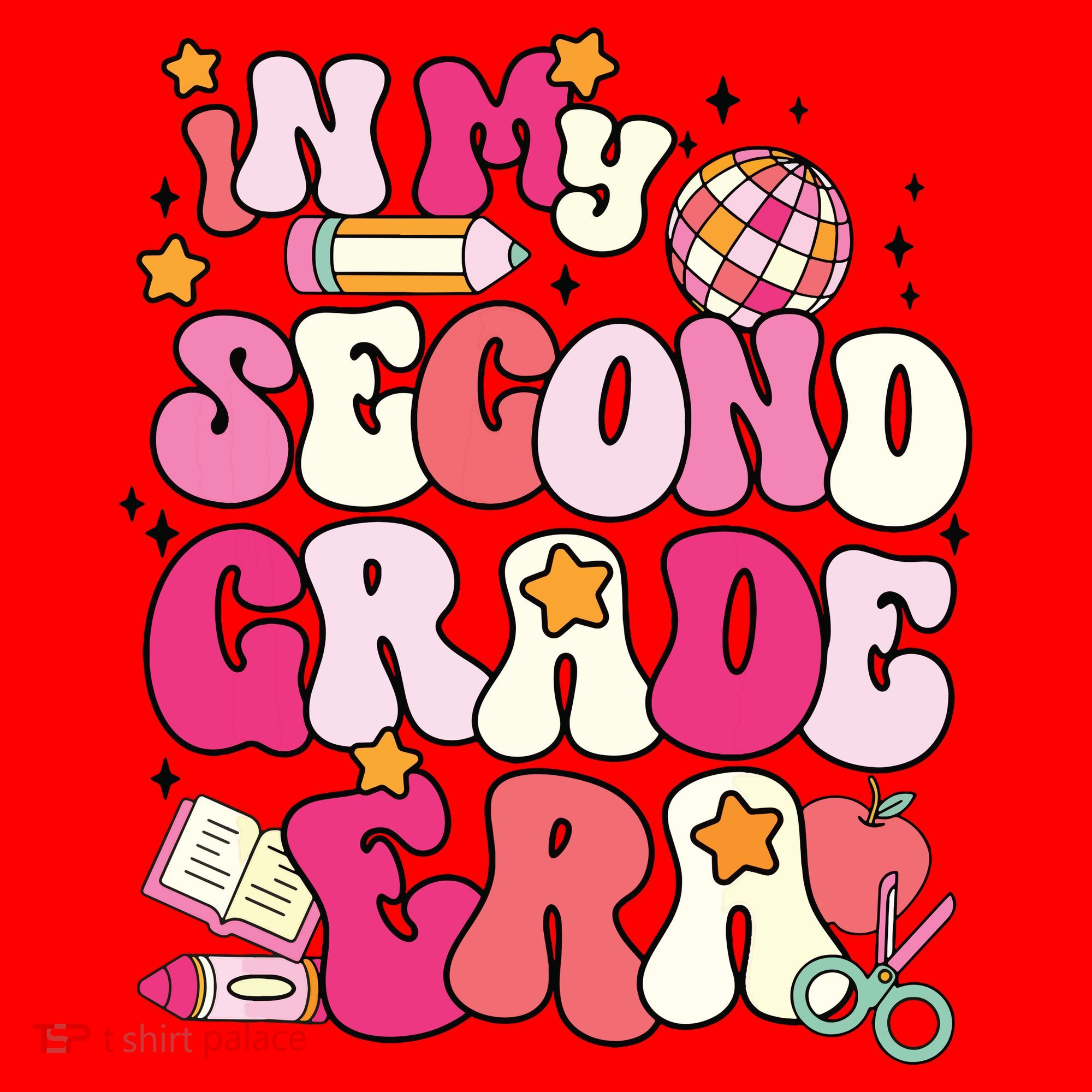 In My Second Grade Era Girl Back To School 2nd Grade Teacher Santa Hat