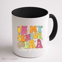 In My Senior Era Class Of 2026 Graduate Retro Groovy Funny Gift Coffee Mug thumb 1