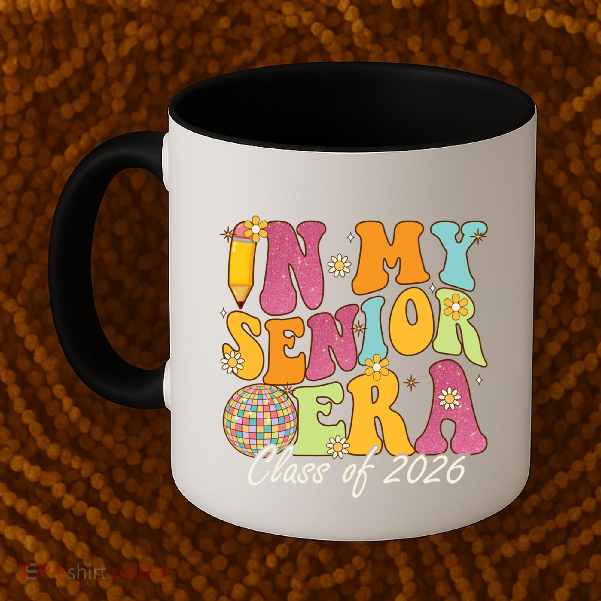 In My Senior Era Class Of 2026 Graduate Retro Groovy Funny Gift Coffee Mug