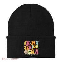 In My Senior Era Class Of 2026 Graduate Retro Groovy Funny Gift Beanie thumb 0