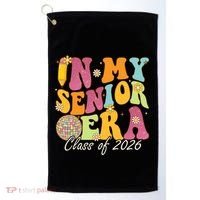 In My Senior Era Class Of 2026 Graduate Retro Groovy Funny Gift Golf Towel thumb 0