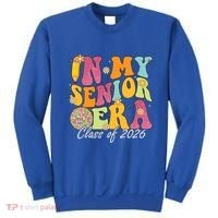 In My Senior Era Class Of 2026 Graduate Retro Groovy Funny Gift Sweatshirt thumb 0