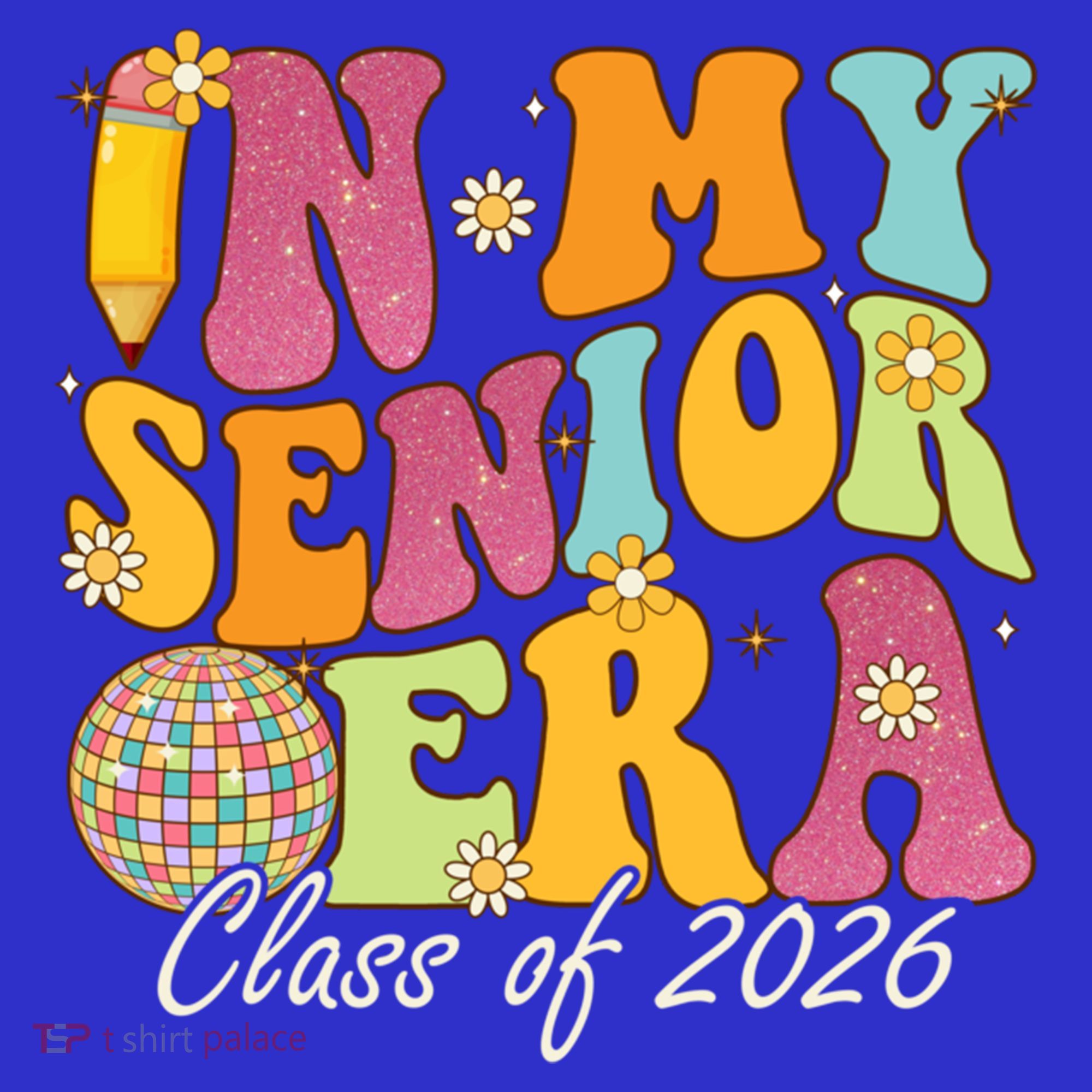 In My Senior Era Class Of 2026 Graduate Retro Groovy Funny Gift Sweatshirt