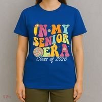 In My Senior Era Class Of 2026 Graduate Retro Groovy Funny Gift T-Shirt thumb 4