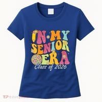 In My Senior Era Class Of 2026 Graduate Retro Groovy Funny Gift Women's T-Shirt thumb 0