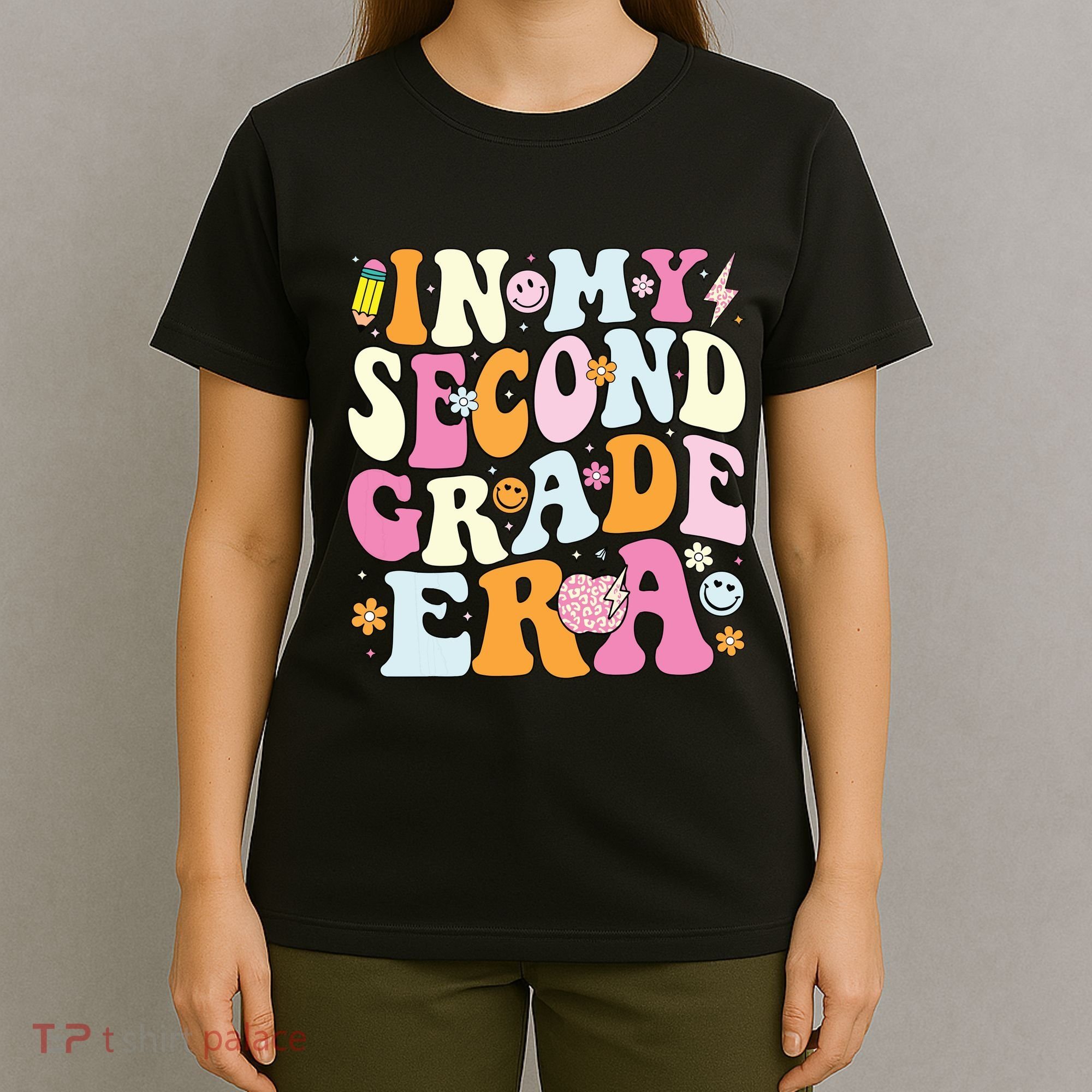In My Second Grade Era 2nd Grade Girl Teacher Back To School T-Shirt