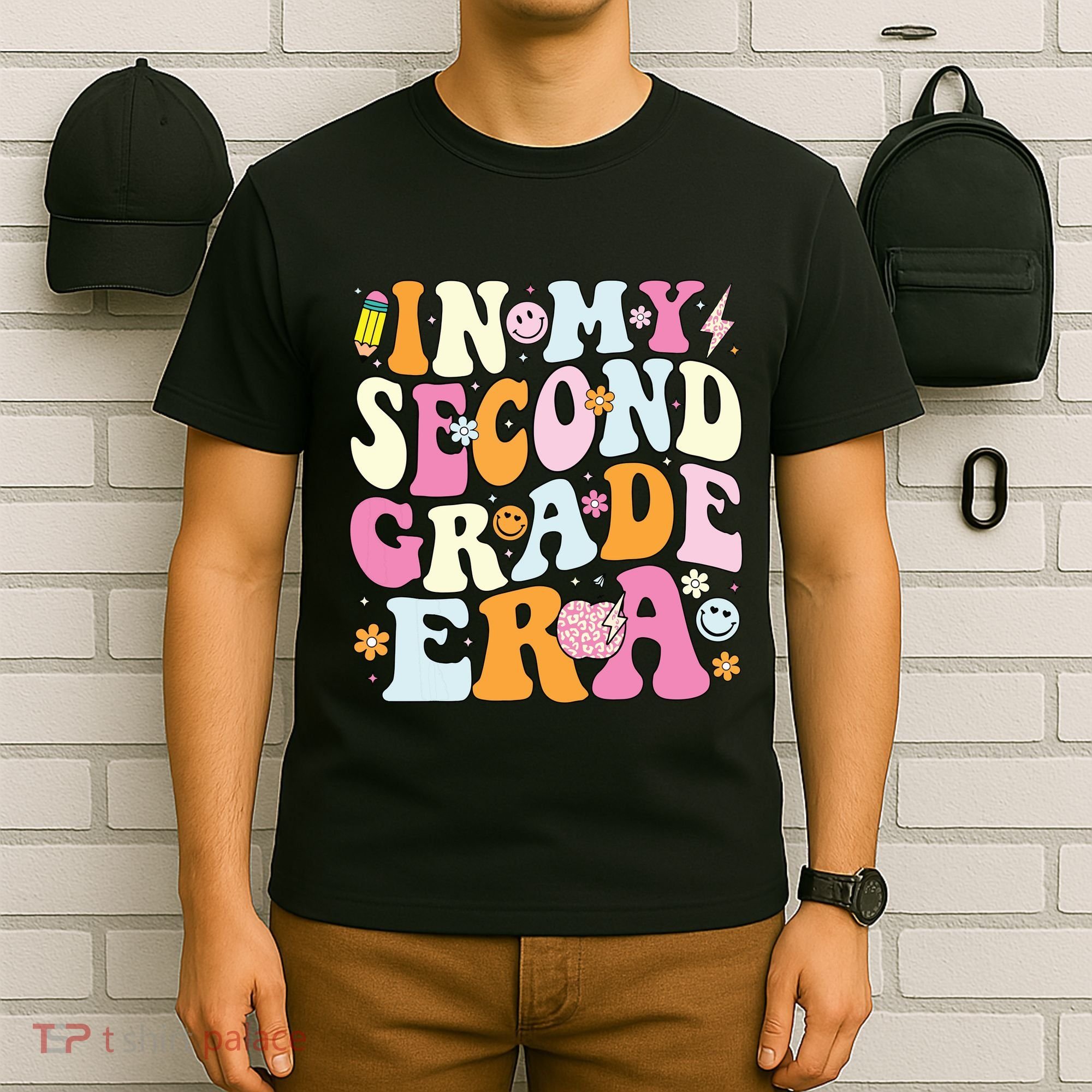In My Second Grade Era 2nd Grade Girl Teacher Back To School T-Shirt