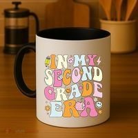 In My Second Grade Era 2nd Grade Girl Teacher Back To School Coffee Mug thumb 4
