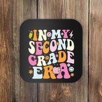 In My Second Grade Era 2nd Grade Girl Teacher Back To School Coaster thumb 0