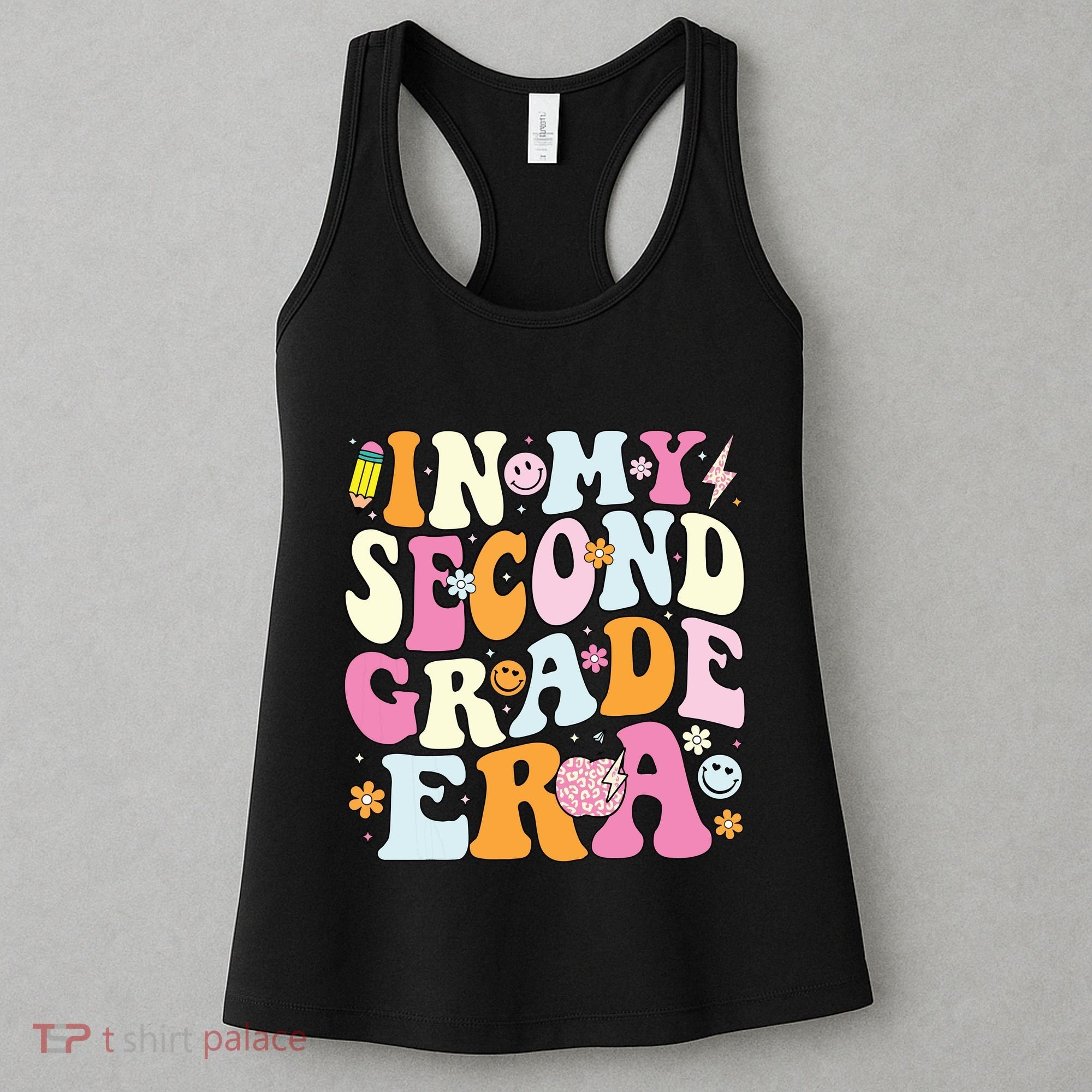 In My Second Grade Era 2nd Grade Girl Teacher Back To School Women's Tank Top