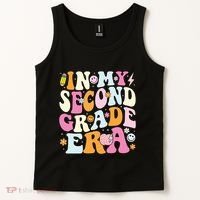 In My Second Grade Era 2nd Grade Girl Teacher Back To School Tank Top thumb 2