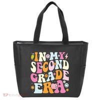 In My Second Grade Era 2nd Grade Girl Teacher Back To School Tote Bag thumb 0
