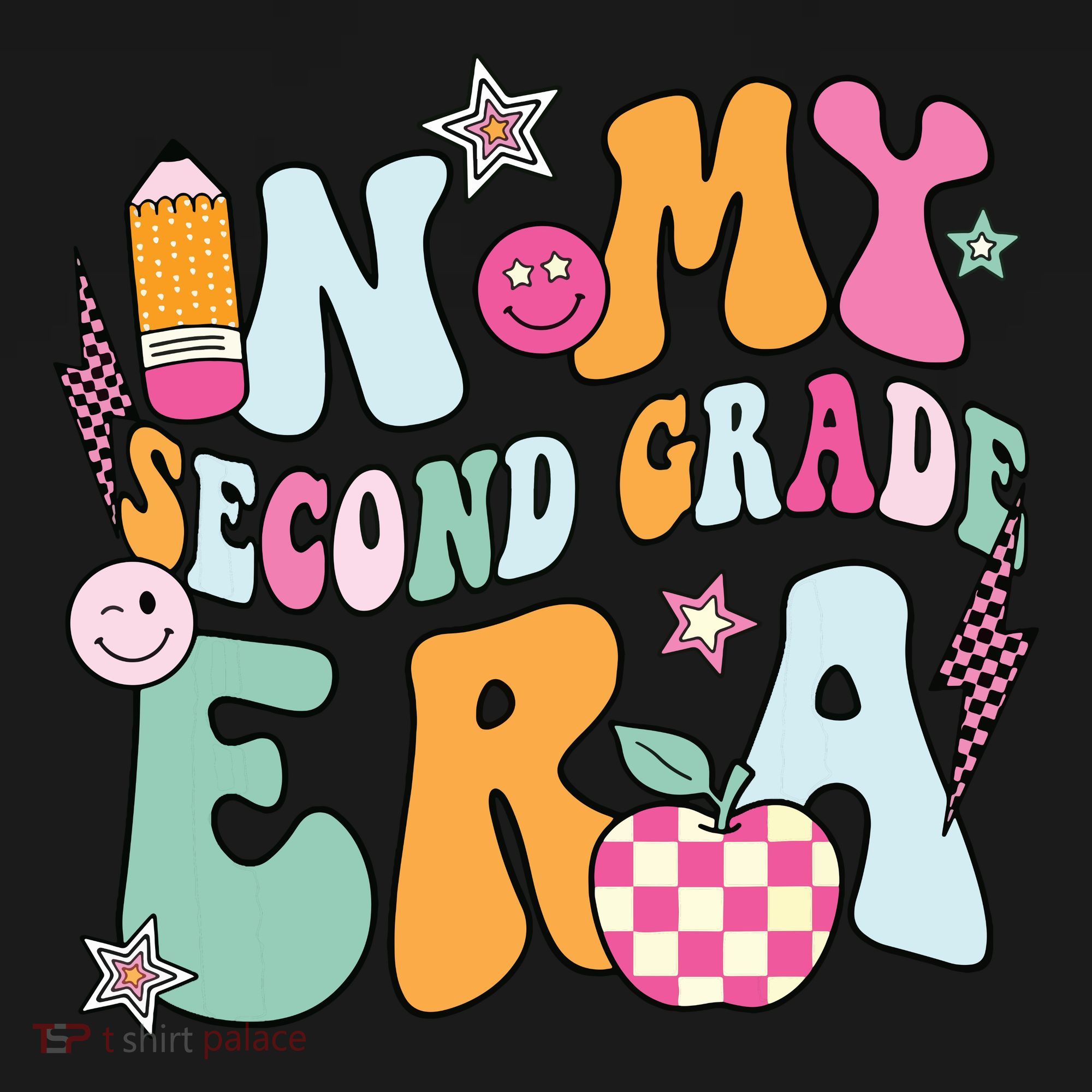 In My Second Grade Era Back To School Retro Groovy 2nd Grade Coaster