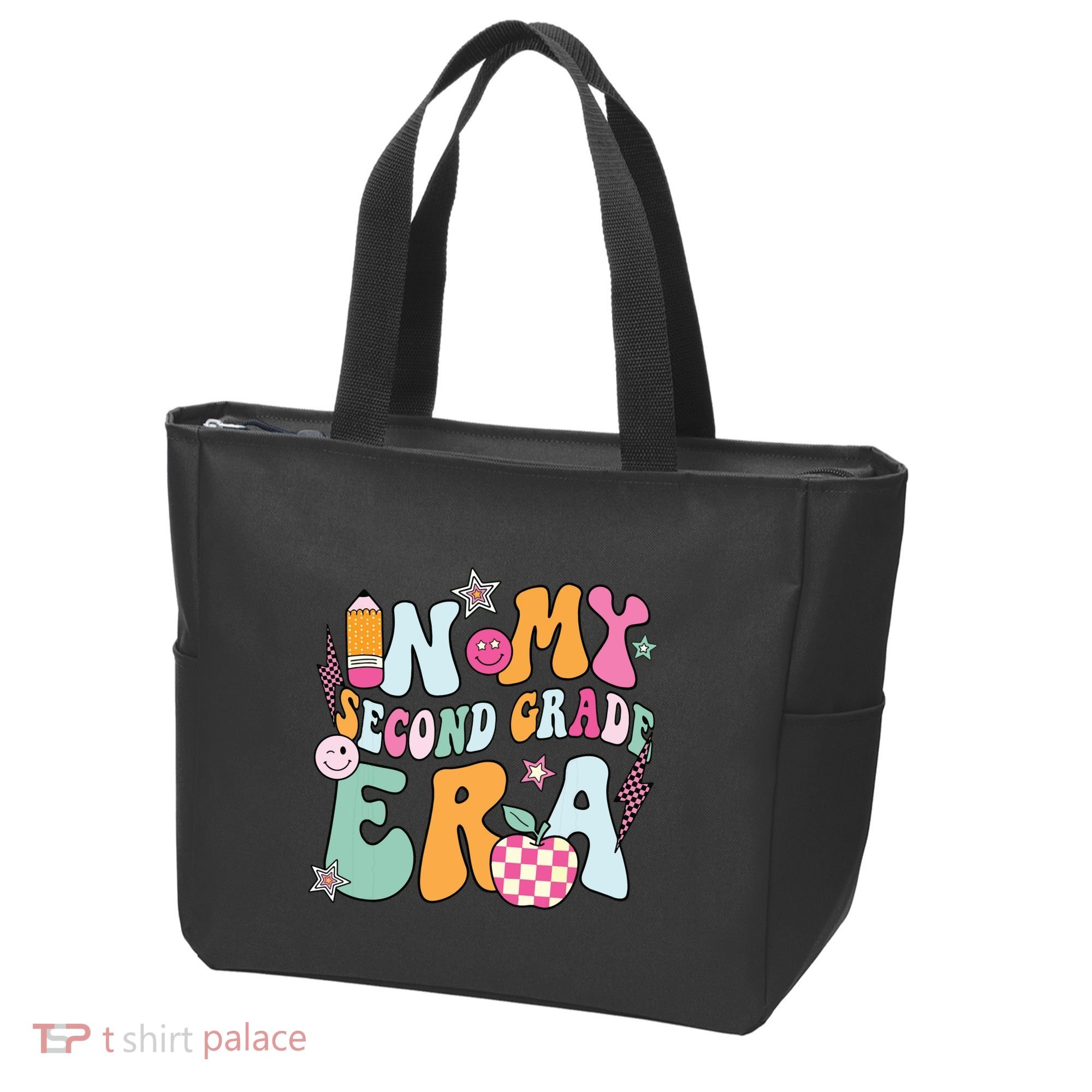 In My Second Grade Era Back To School Retro Groovy 2nd Grade Tote Bag