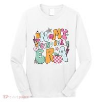 In My Second Grade Era Back To School Retro Groovy 2nd Grade Long Sleeve Shirt thumb 0