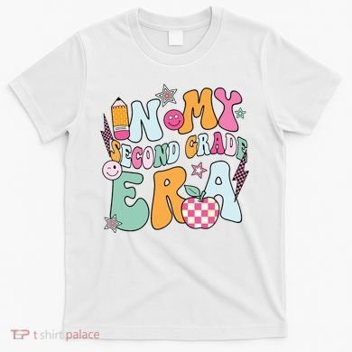 In My Second Grade Era Back To School Retro Groovy 2nd Grade T-Shirt